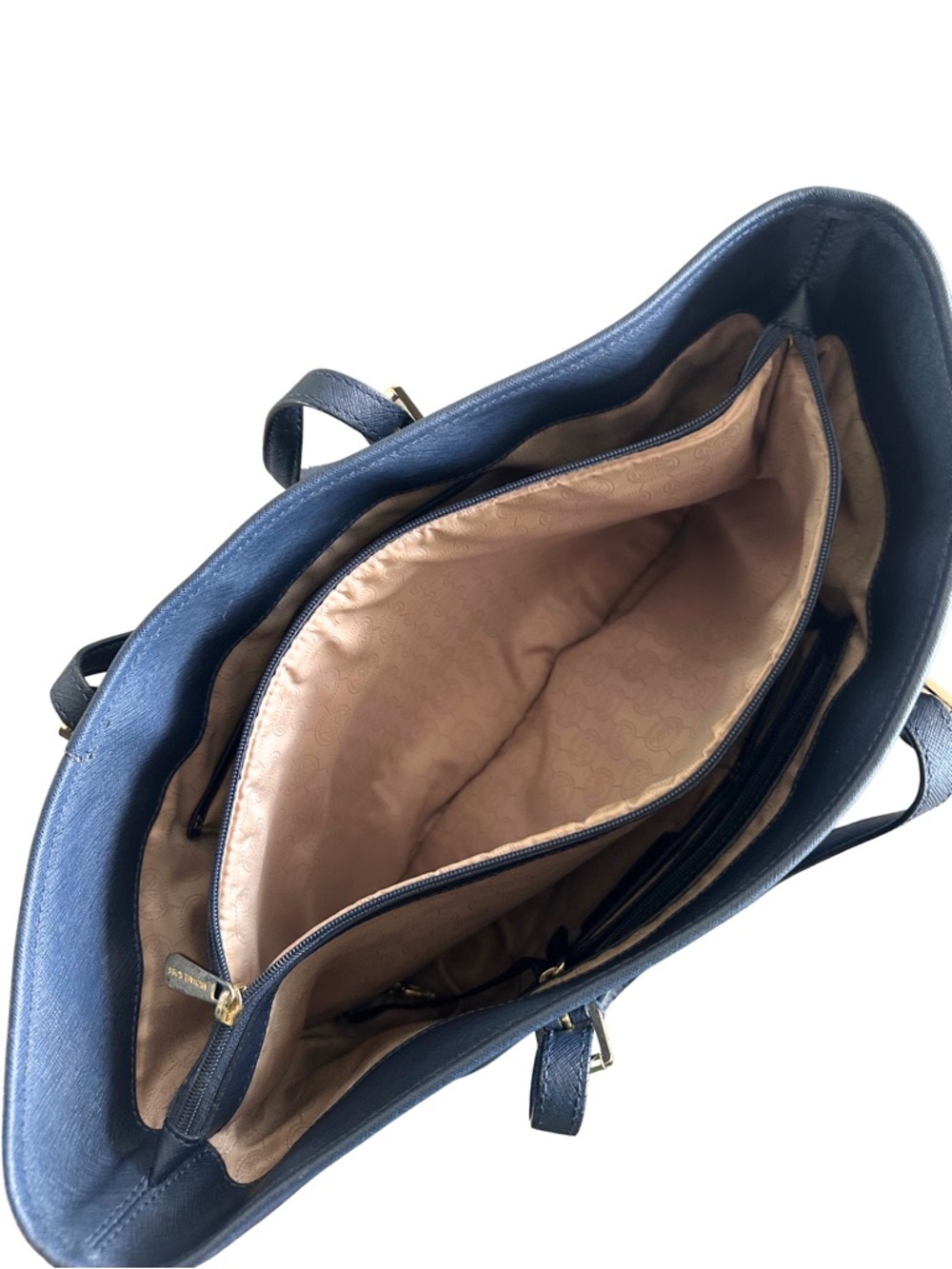 Michael Kors Jet Set Travel Large Laptop Tote | Navy - Picture 4 of 7